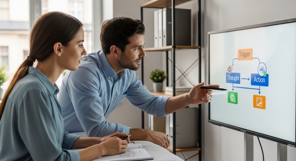 CBT therapy session for opioid addiction